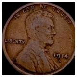 1914-D Lincoln Wheat Cent LIGHTLY CIRCULATED