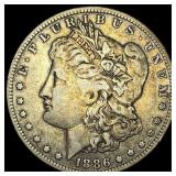 1886-O Silver Morgan Dollar LIGHTLY CIRCULATED