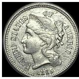 1865 Nickel Three-Cent Piece UNCIRCULATED
