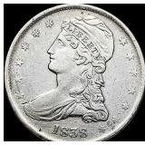 1838 Capped Bust Half Dollar NEARLY UNCIRCULATED