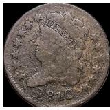 1810 Classic Head Half Cent NICELY CIRCULATED