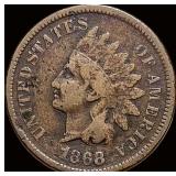 1868 Indian Head Cent NICELY CIRCULATED