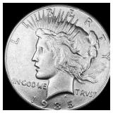 1935 Silver Peace Dollar CHOICE AU