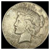 1928 Silver Peace Dollar LIGHTLY CIRCULATED