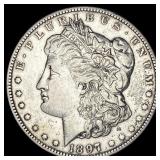 1897 Morgan Silver Dollar CLOSELY UNCIRCULATED