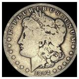 1892-S Morgan Silver Dollar NICELY CIRCULATED