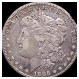 1886-S Silver Morgan Dollar LIGHTLY CIRCULATED
