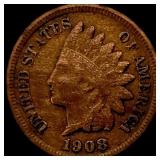 1908-S Indian Head Cent NEARLY UNCIRCULATED
