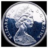 1967 Canada Silver 50 Cents Centennial GEM BU