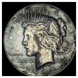 1928-S Silver Peace Dollar CLOSELY UNCIRCULATED