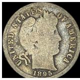1895 Barber Dime NICELY CIRCULATED
