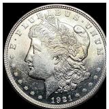 1921 Silver Morgan Dollar CLOSELY UNCIRCULATED