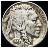 1937-D Buffalo Nickel NEARLY UNCIRCULATED