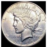 1934-D Silver Peace Dollar UNCIRCULATED