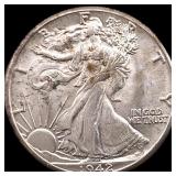 1942 Silver Half Dollar CHOICE BU