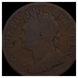 1823 Ireland Copper Halfpenny NICELY CIRCULATED