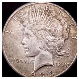 1935 Silver Peace Dollar NEARLY UNCIRCULATED