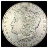 1890-S Silver Morgan Dollar CHOICE AU