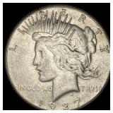 1927 Peace Silver Dollar CLOSELY UNCIRCULATED