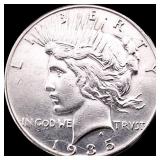 1935 Silver Peace Dollar CLOSELY UNCIRCULATED