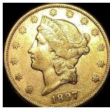 1897-S Liberty Head $20 Double Eagle CHOICE  BU