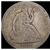 1876-S Silver Half Dollar (Seated Liberty) NICELY