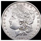 1891-S Silver Morgan Dollar CLOSELY UNCIRCULATED
