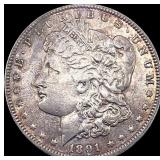 1891-O Silver Morgan Dollar ABOUT UNCIRCULATED