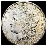 1891-O Morgan Silver Dollar CLOSELY UNCIRCULATED