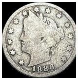 1886 Liberty Victory Nickel NICELY CIRCULATED