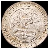 1946 Silver Iowa Centennial Half Dollar CHOICE BU