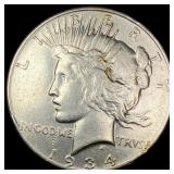 1934-D Silver Peace Dollar CLOSELY  UNCIRCULATED