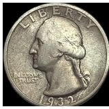 1932-D Silver Washington Quarter LIGHTLY CIRCULATE