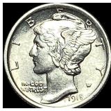 1918 FSB Mercury Dime UNCIRCULATED