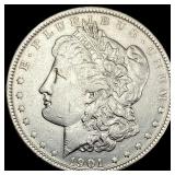 1901 Morgan Silver Dollar CLOSELY UNCIRCULATED