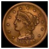 1853 Braided Hair Large Cent UNCIRCULATED