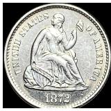 1872-S Seated Liberty Half Dime UNCIRCULATED