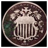 1868 Shield Nickel NICELY CIRCULATED