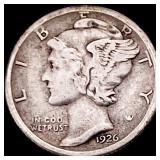 1926-S Silver Mercury Dime LIGHTLY CIRCULATED