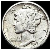1918-S Mercury Dime CLOSELY UNCIRCULATED