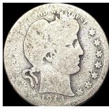1914-S Barber Quarter Dollar NICELY CIRCULATED