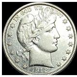 1912 Barber Half Dollar NEARLY UNCIRCULATED