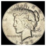 1935-S Silver Peace Dollar CLOSELY UNCIRCULATED