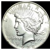 1922 Silver Peace Dollar CLOSELY UNCIRCULATED