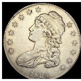 1834 Capped Bust Half Dollar CLOSELY UNCIRCULATED