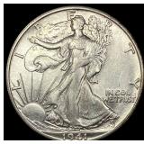 1941-S Silver Walking Liberty Half Dollar CHOICE A