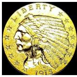 1915 Indian Head $2.50 Gold Quarter Eagle CLOSELY