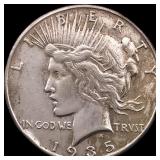 1935-S Silver Peace Dollar NEARLY UNCIRCULATED