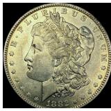 1882-O Silver Morgan Dollar CHOICE AU