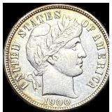 1900-S Silver Barber Dime CLOSELY UNCIRCULATED